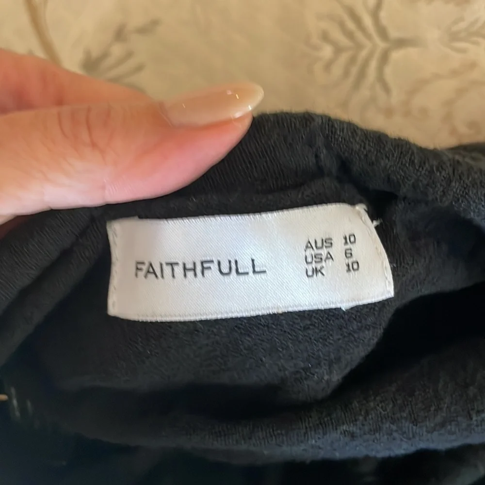 Faithfull the Brand San Andreas Top in Black